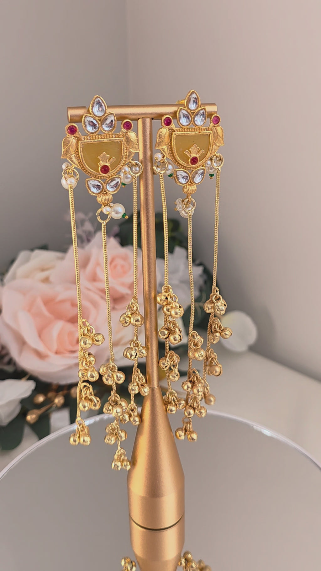 Zarina Kashmiri Cascade Earrings