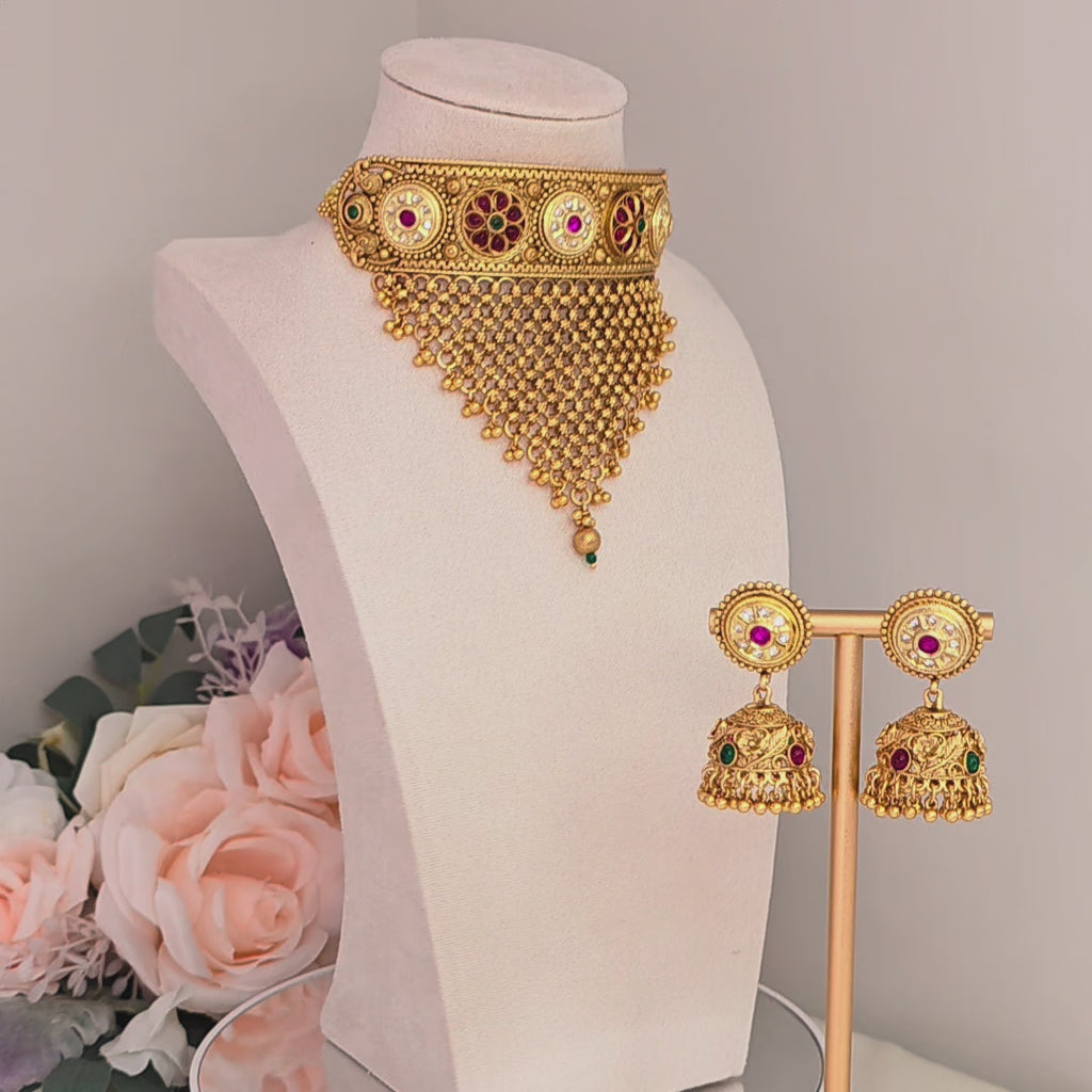 RAJVI IMPÉRIA Heritage Choker Set