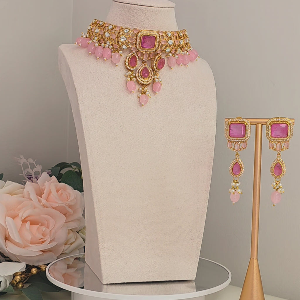 ROSABELLA REGALIA Kundan-Inspired Choker Set