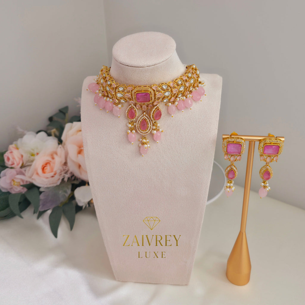 ROSABELLA REGALIA Kundan-Inspired Choker Set