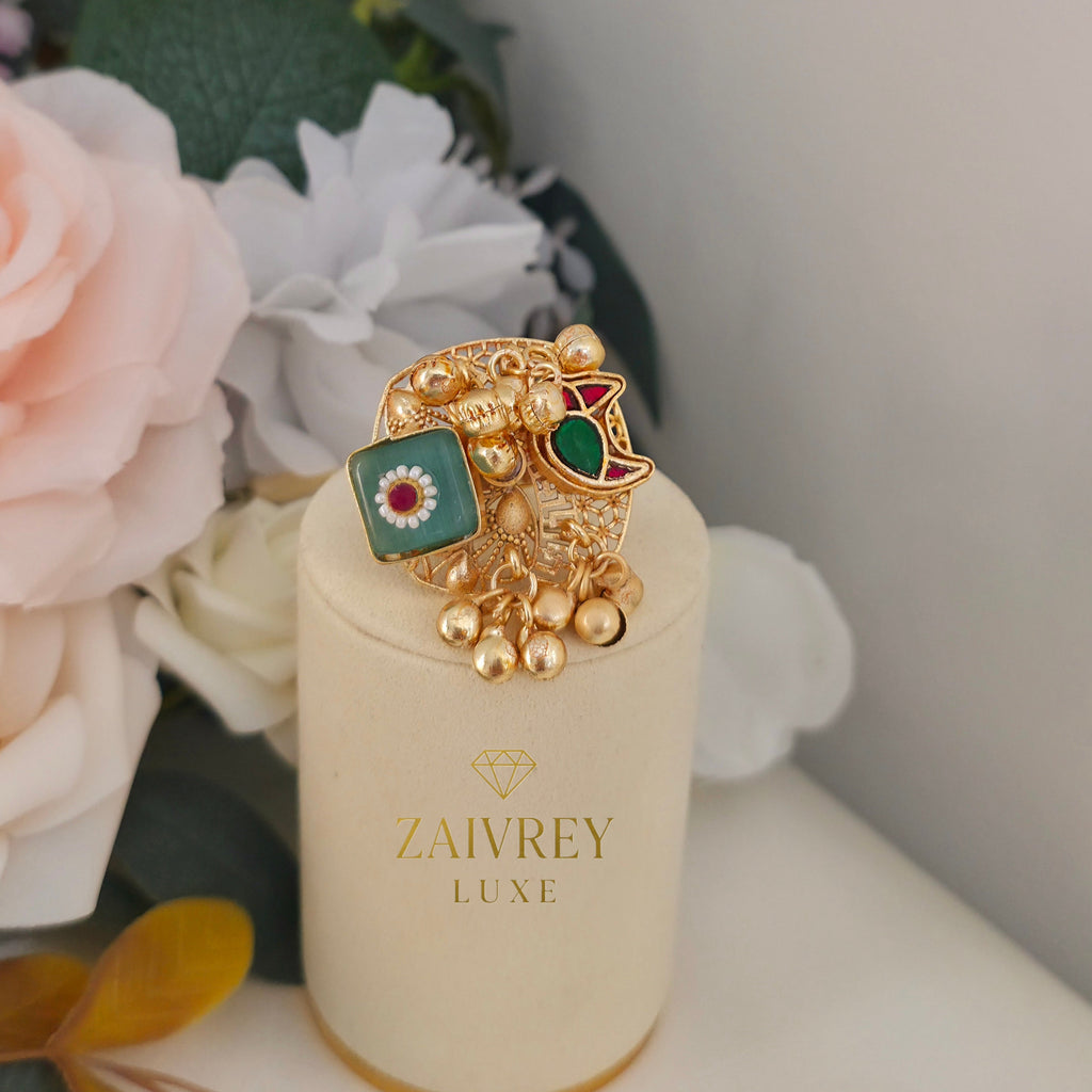 Navya Mosaic Statement Ring