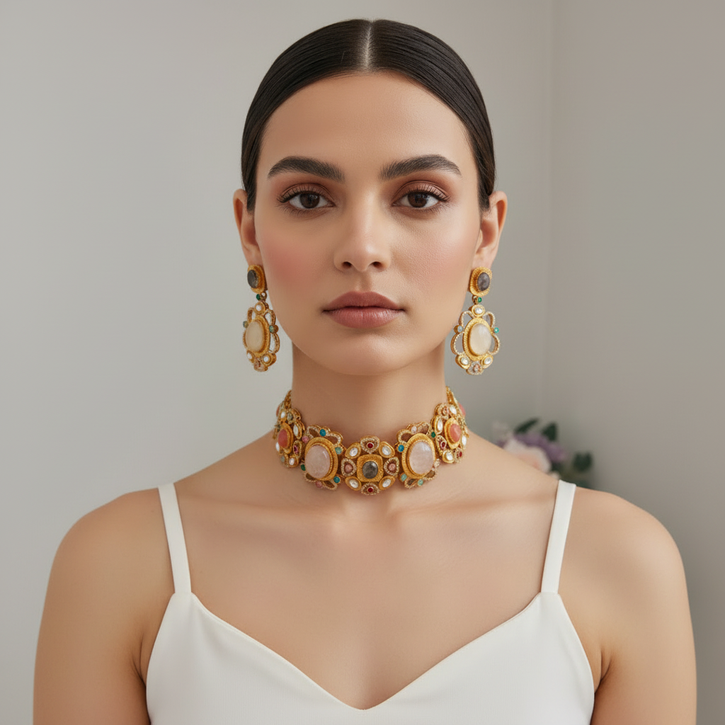 Aurelia Pastel Radiance Necklace Set