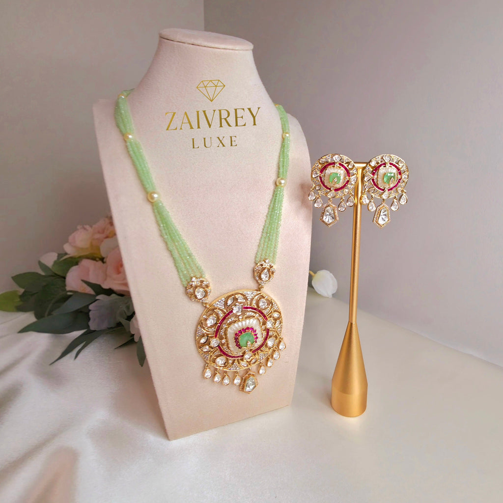 Maharani Mint Elegance Necklace Set