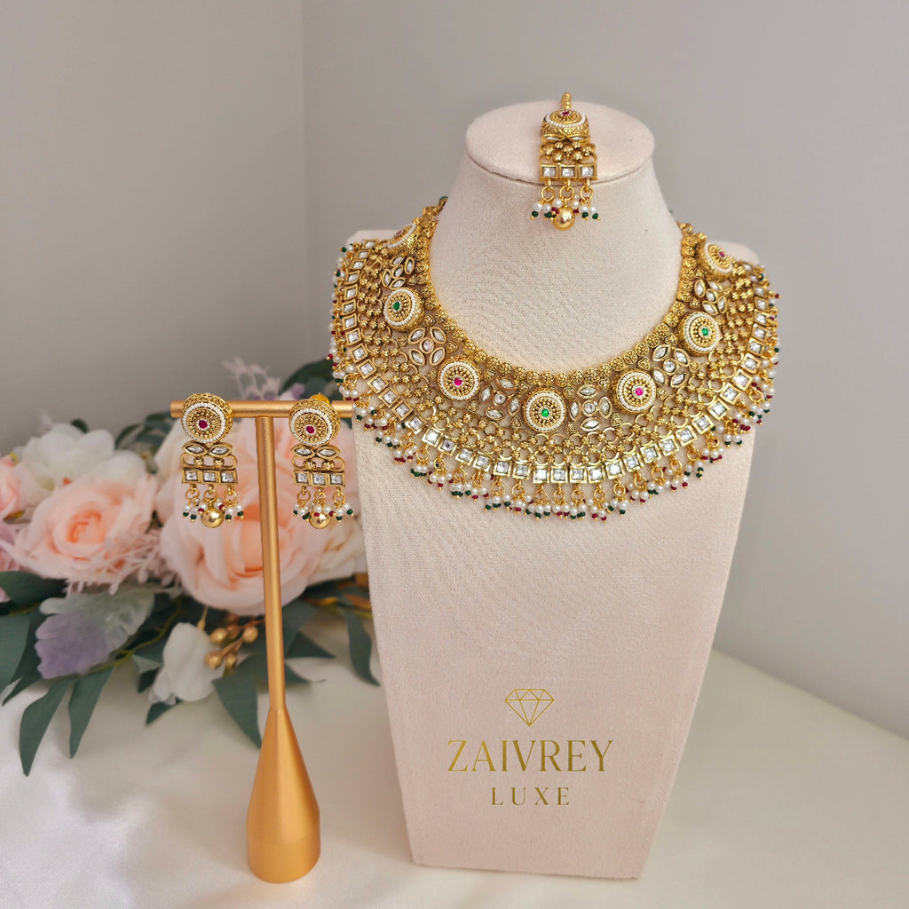 ZAIVREY Luxe Royal Statement Necklace Set