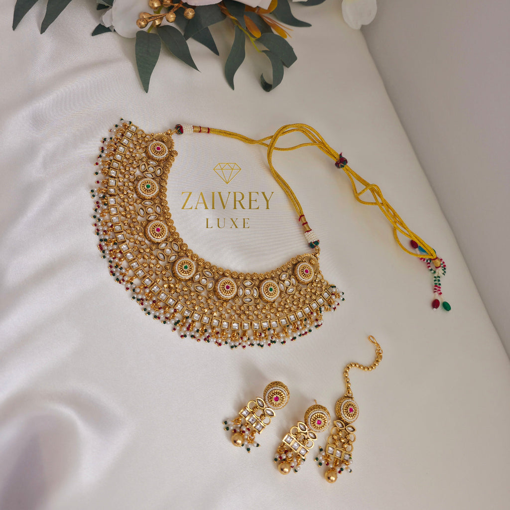 ZAIVREY Luxe Royal Statement Necklace Set