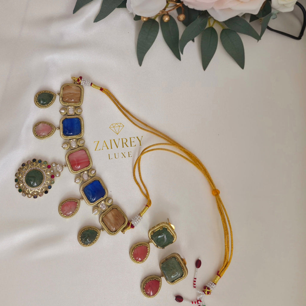 Zariya Regal Mosaic Choker Set