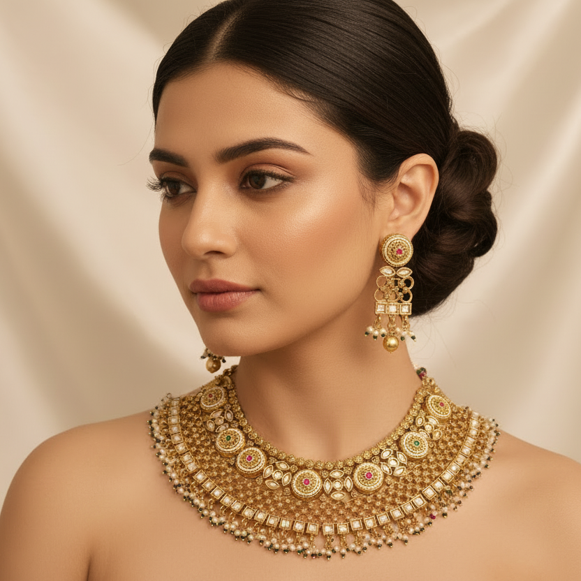 ZAIVREY Luxe Royal Statement Necklace Set