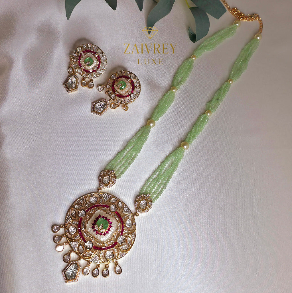 Maharani Mint Elegance Necklace Set