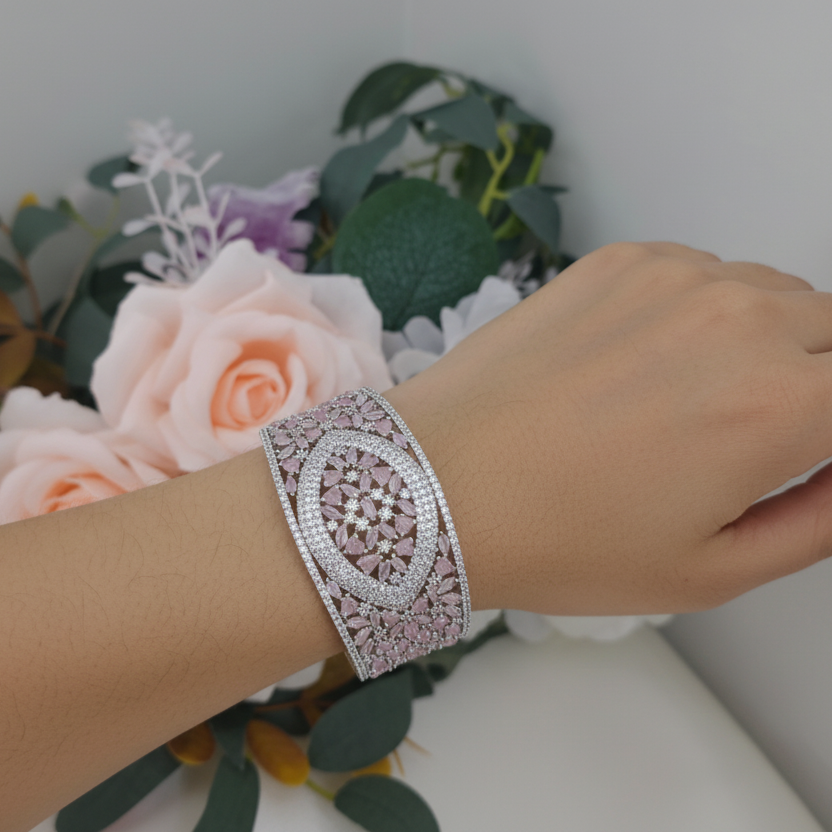 BLUSH IMPÉRIA Crystal Weave Cuff