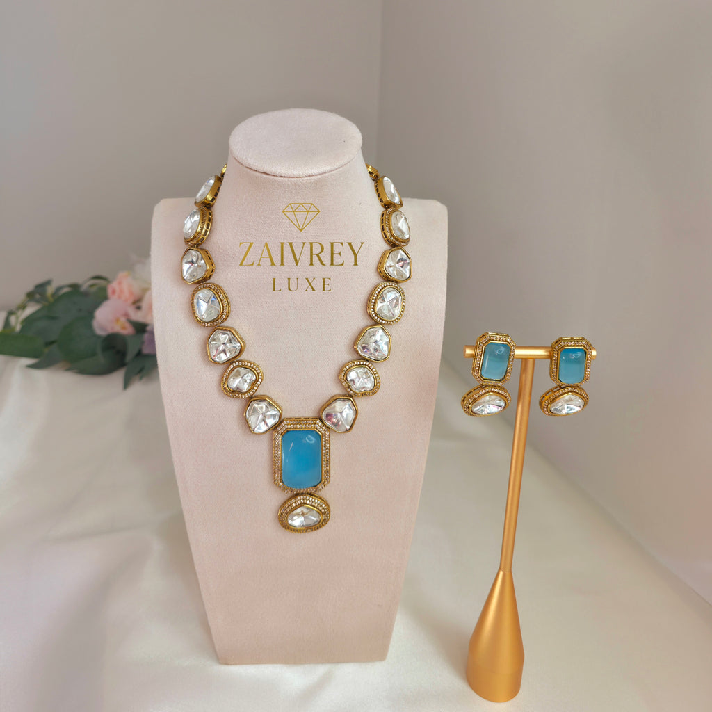 ZAIVREY Luxe Azure Statement Set