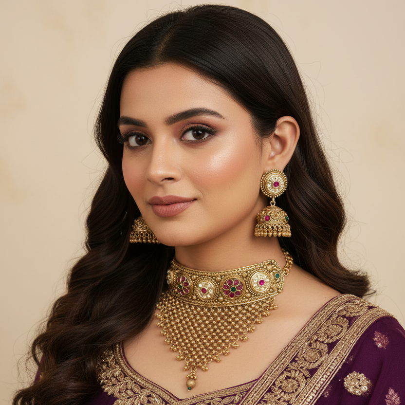RAJVI IMPÉRIA Heritage Choker Set