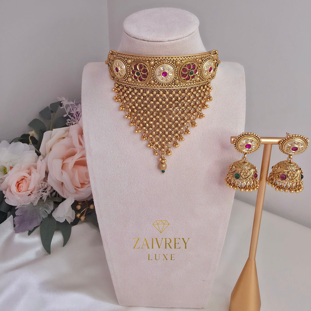 RAJVI IMPÉRIA Heritage Choker Set