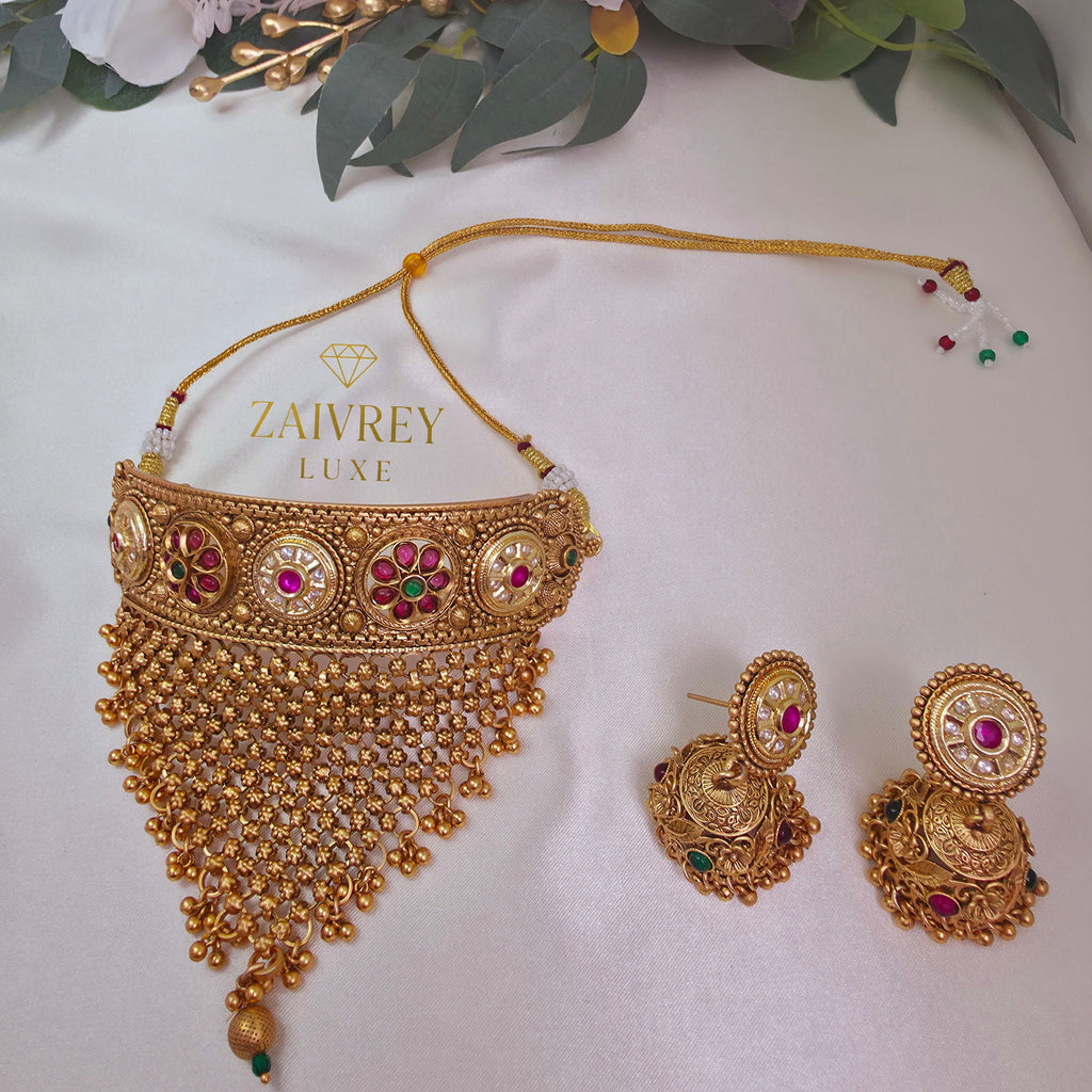 RAJVI IMPÉRIA Heritage Choker Set