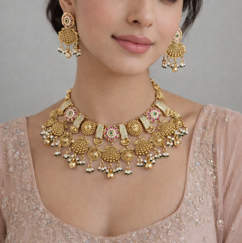 Anvika Heritage Necklace Set