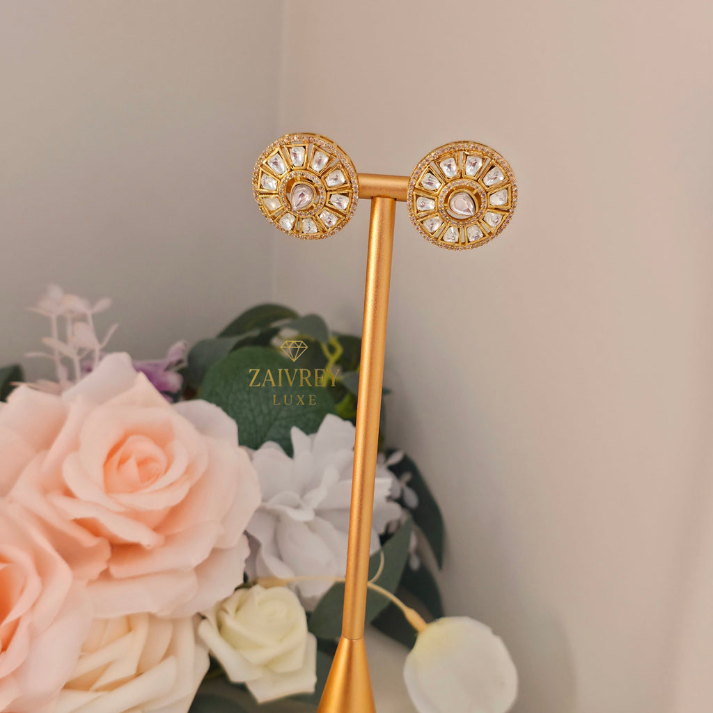 Celestia Halo Stud Earrings