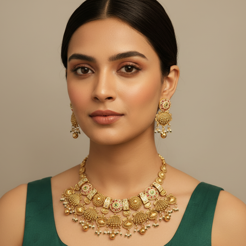 Anvika Heritage Necklace Set