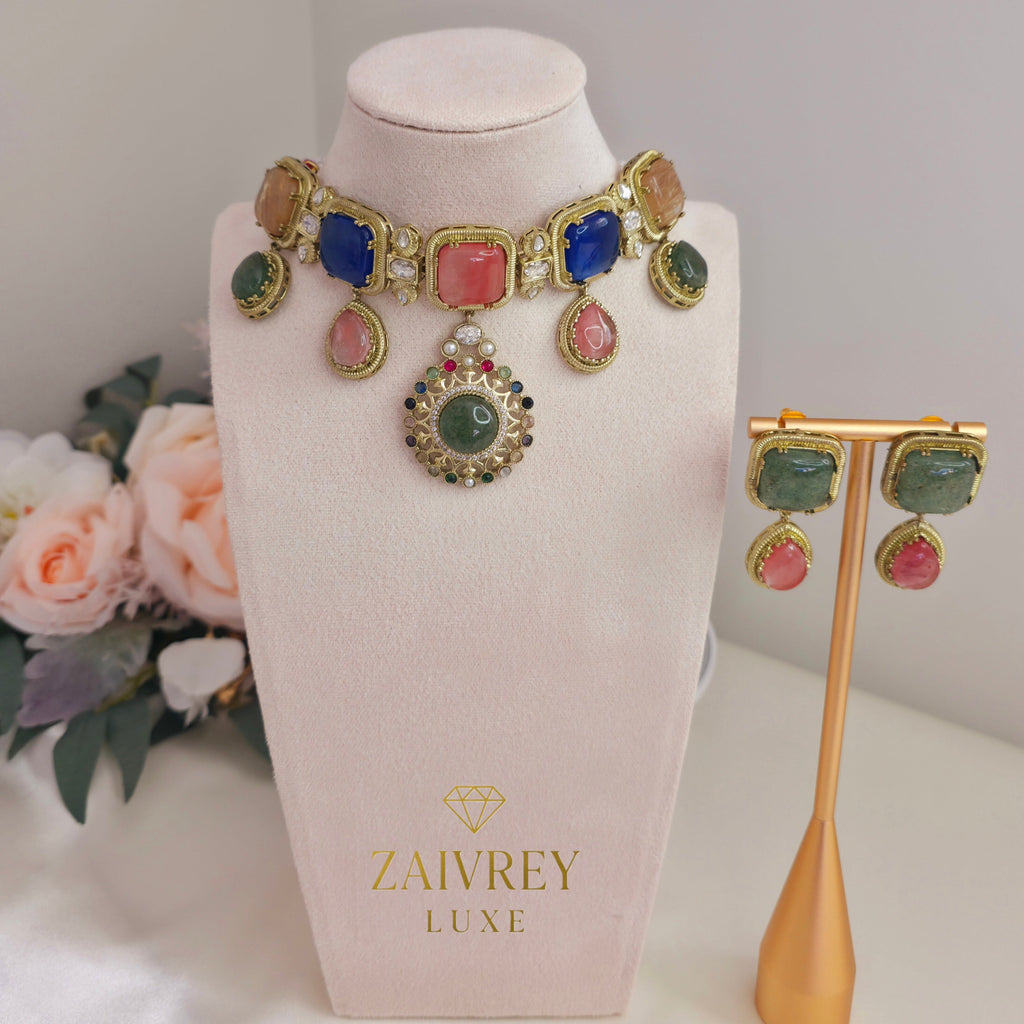 Zariya Regal Mosaic Choker Set