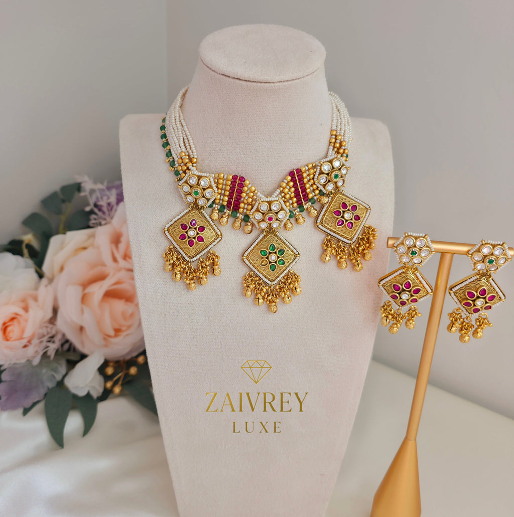 VAISHNAVI IMPÉRIA Heritage Pearl Set