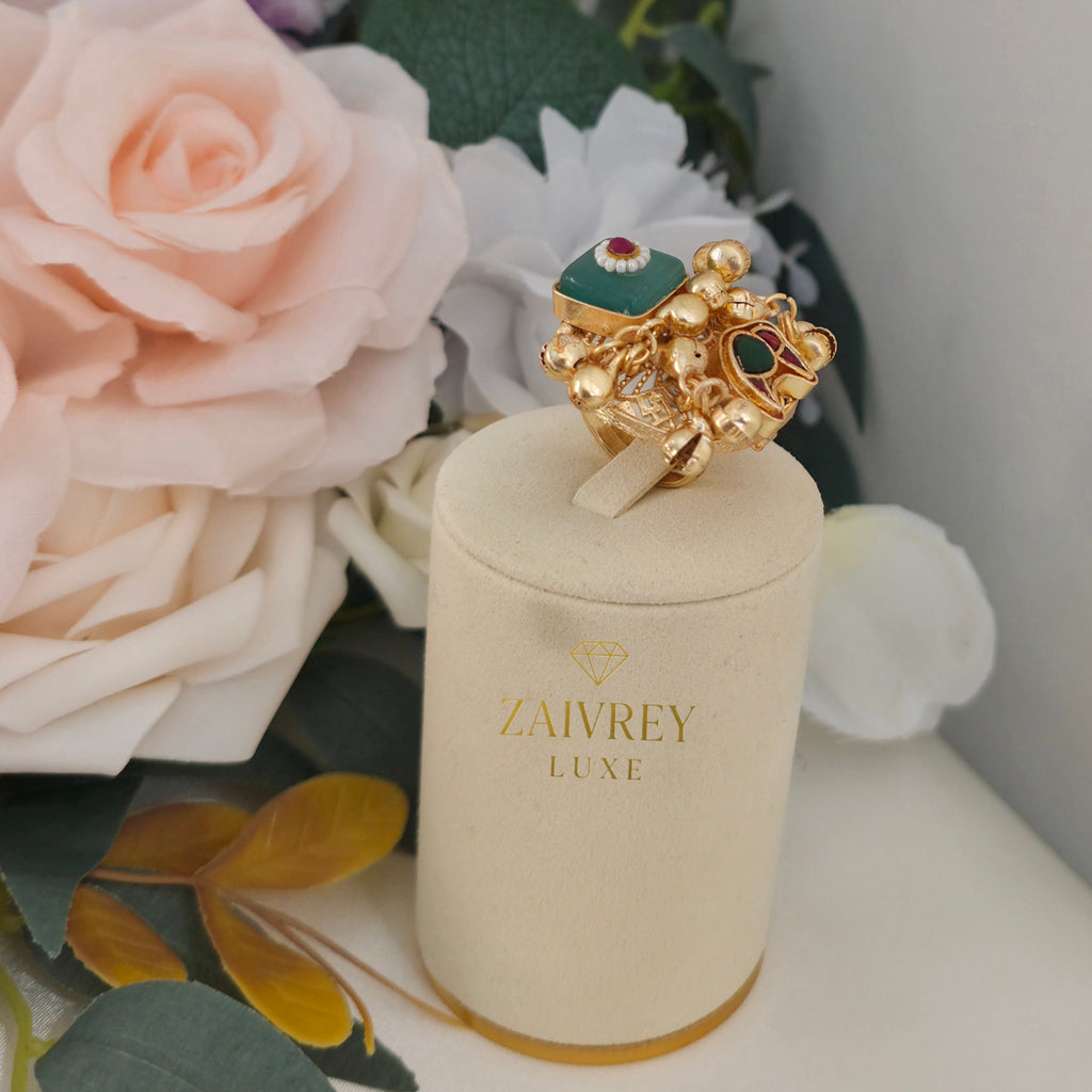 Navya Mosaic Statement Ring
